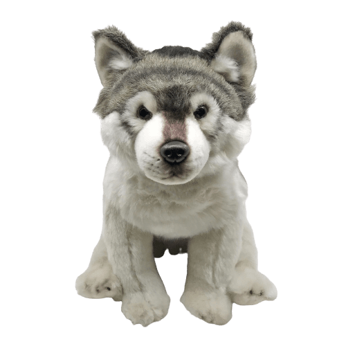 Gray Wolf Plush