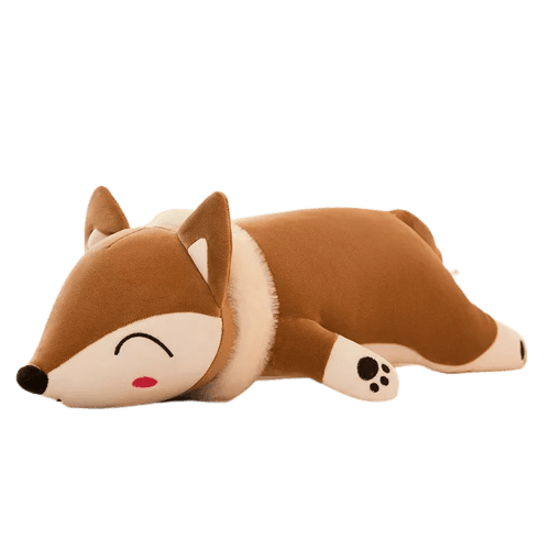 Brown Wolf Plush