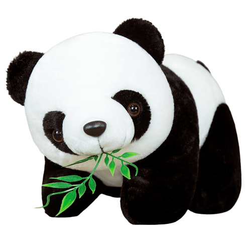 Peluche Panda Avec Bambou