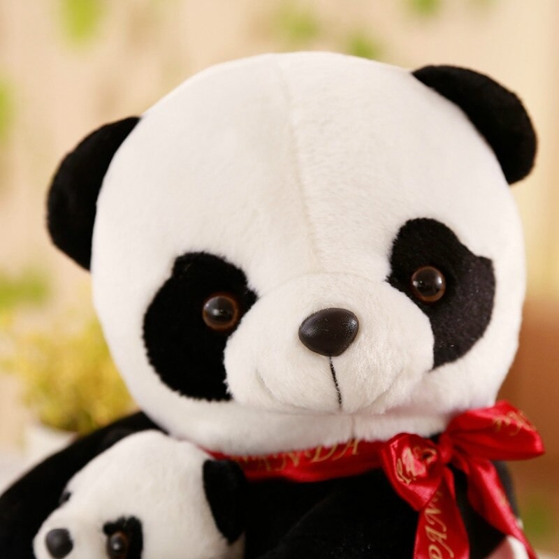 Peluche Panda Et Bébé