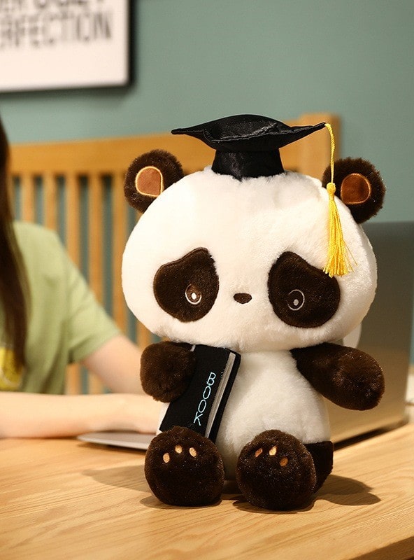 Plush Panda Graduate