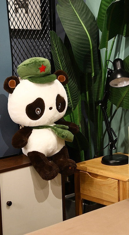 Peluche Panda Militaire