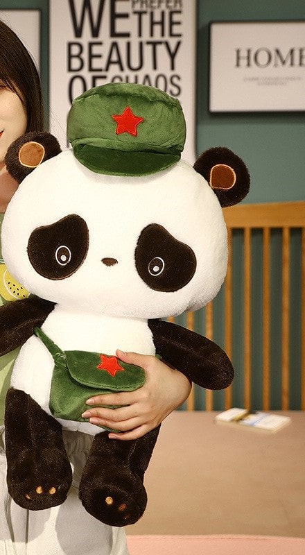 Peluche Panda Militaire