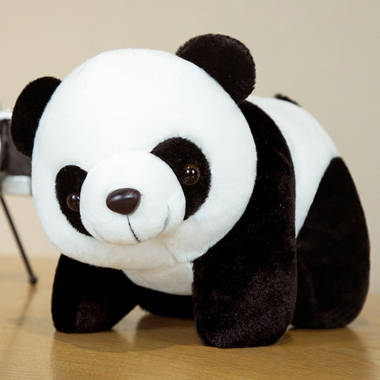 Plush Panda with Bamboo