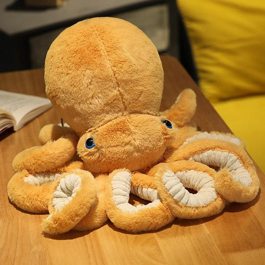 Orange Octopus Soft Toy