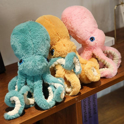 Orange Octopus Soft Toy