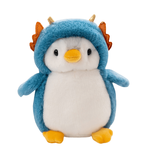 Peluche Pingouin Déguisement Dinosaure