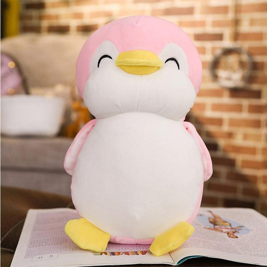 Peluche Pingouin Rose