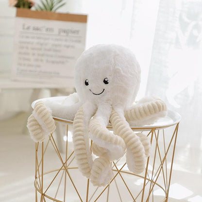 Peluche Poulpe Blanc