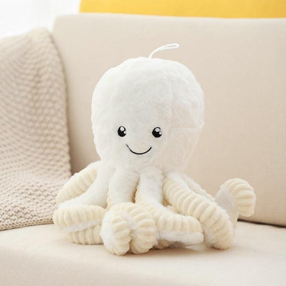 Peluche Poulpe Blanc