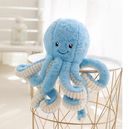 Peluche Poulpe Bleu