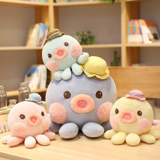 Peluche Poulpe Kawaii