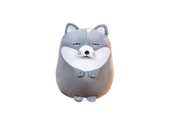 Gray Fox Plush Toy