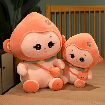 Orange Cute Monkey Plush Toy