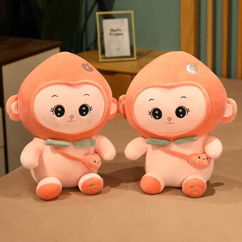 Orange Cute Monkey Plush Toy