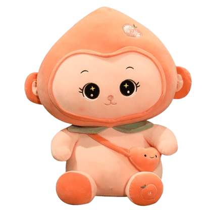 Orange Cute Monkey Plush Toy