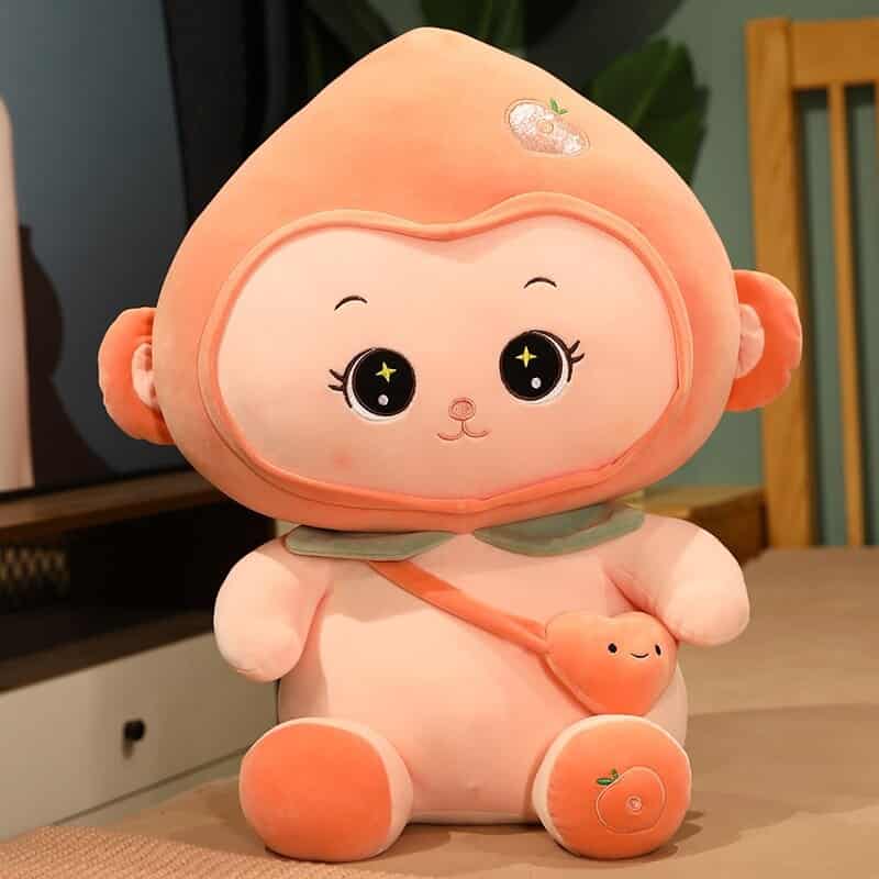 Orange Cute Monkey Plush Toy