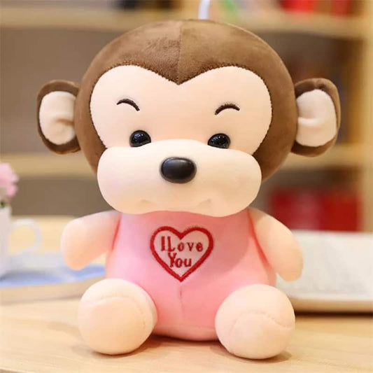 Peluche Singe Amoureux