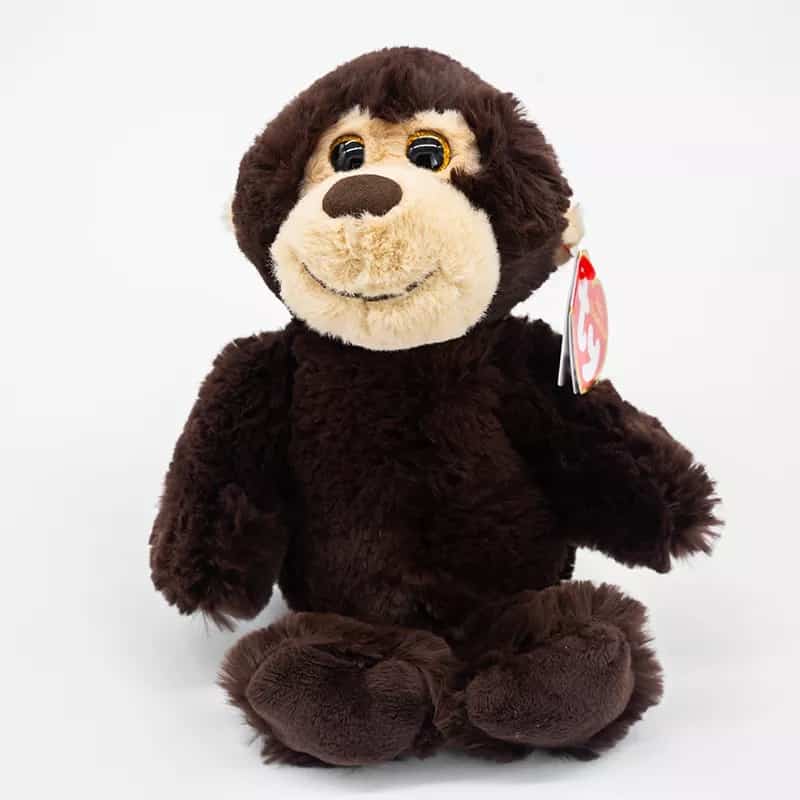 Plush Monkey Sitting Big Smile