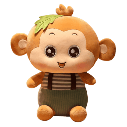 Sitting Yellow Monkey Plush Toy