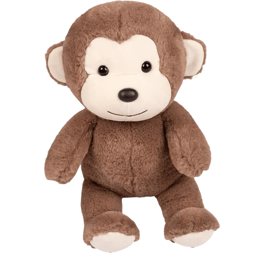 Brown Happy Monkey Plush