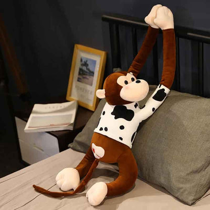 Dalmatian Sweater Monkey Plush