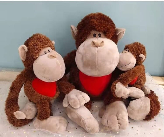 Peluche Singe Adorable Marron