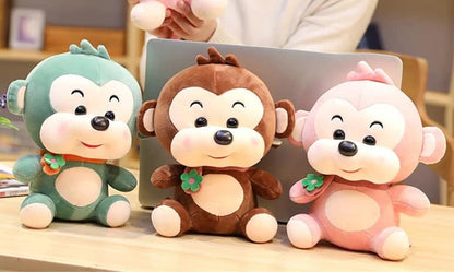 Brown Cute Monkey Plush Toy