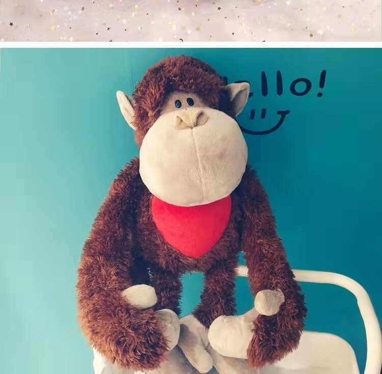 Adorable Brown Monkey Plush