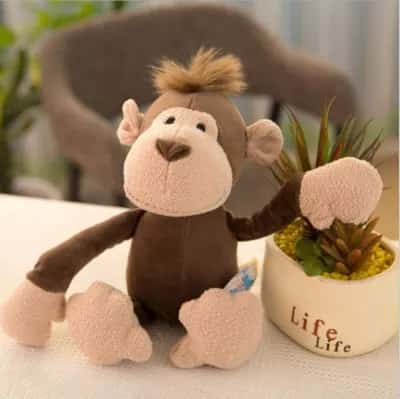 Peluche Singe Grand Sourire