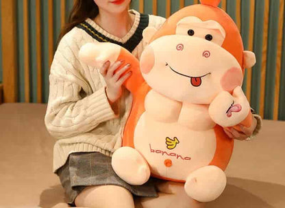 Orange Gorilla Monkey Plush