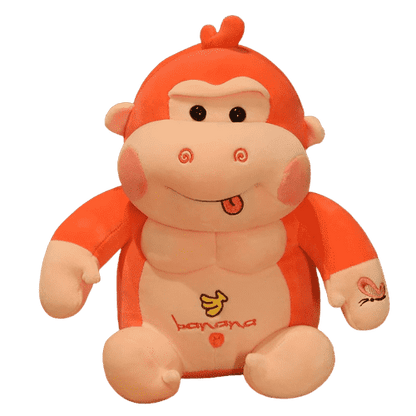 Orange Gorilla Monkey Plush