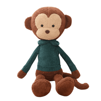 Peluche Singe Pull Vert