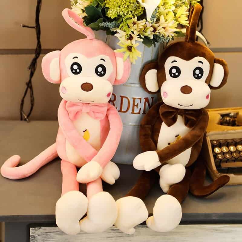 Cute Pink Monkey Plush Toy