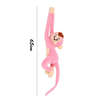 Adorable Pink Monkey Plush Toy