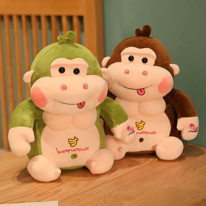 Peluche Singe Japonais Vert