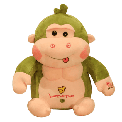 Peluche Singe Japonais Vert