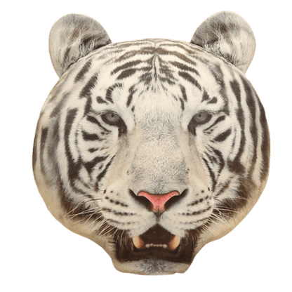 Realistic Tiger Head Plush