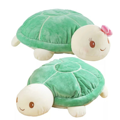 Adorable Green Turtle Plush Toy