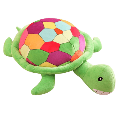 Multicolored Turtle Shell Plush