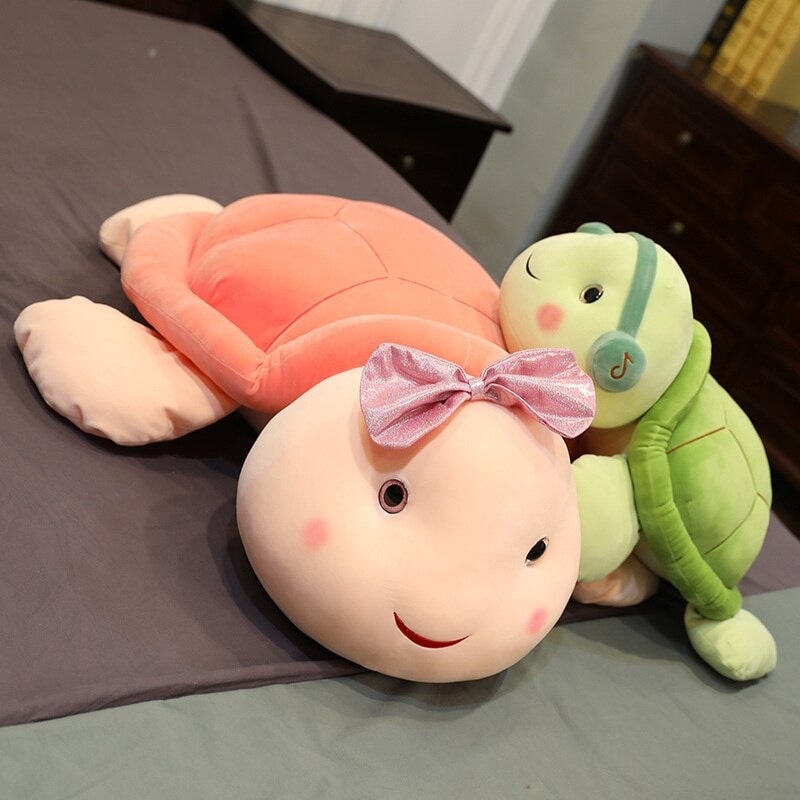 Bow Tie Turtle Plush Toy