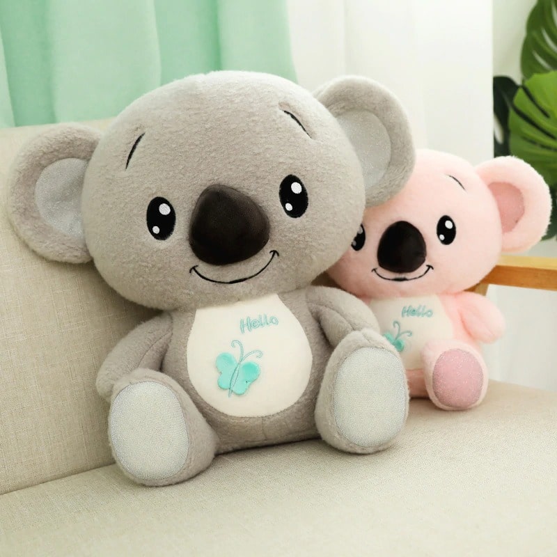 Peluche Koala Bébé Gris Perle