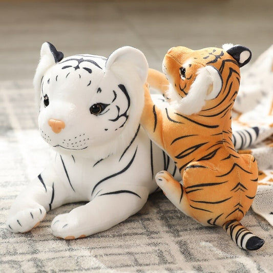 Small White Tiger Plush Toy