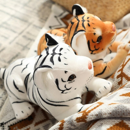 Small White Tiger Plush Toy