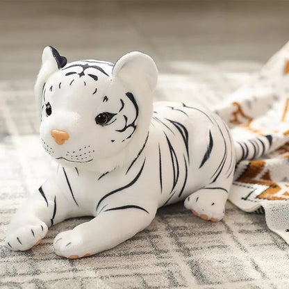 Small White Tiger Plush Toy