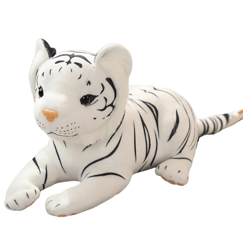 Small White Tiger Plush Toy