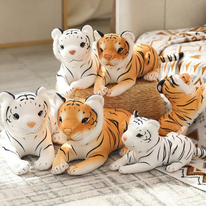 Small Red Tiger Plush Toy