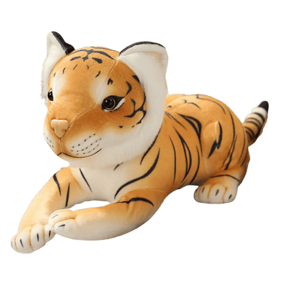 Small Red Tiger Plush Toy