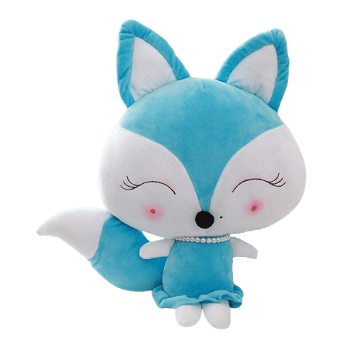 Fox Comforter Blue