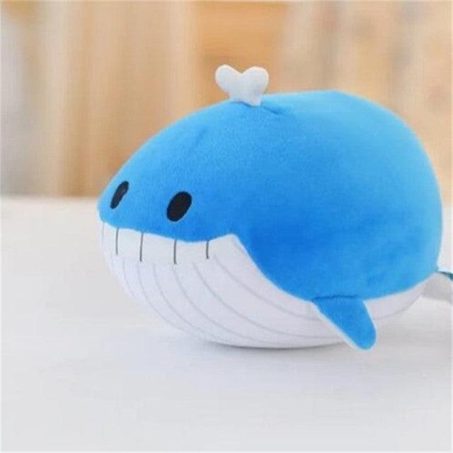 Round and chubby soft toys of marine fauna